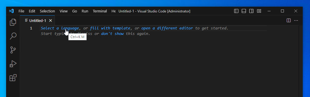 Select a language