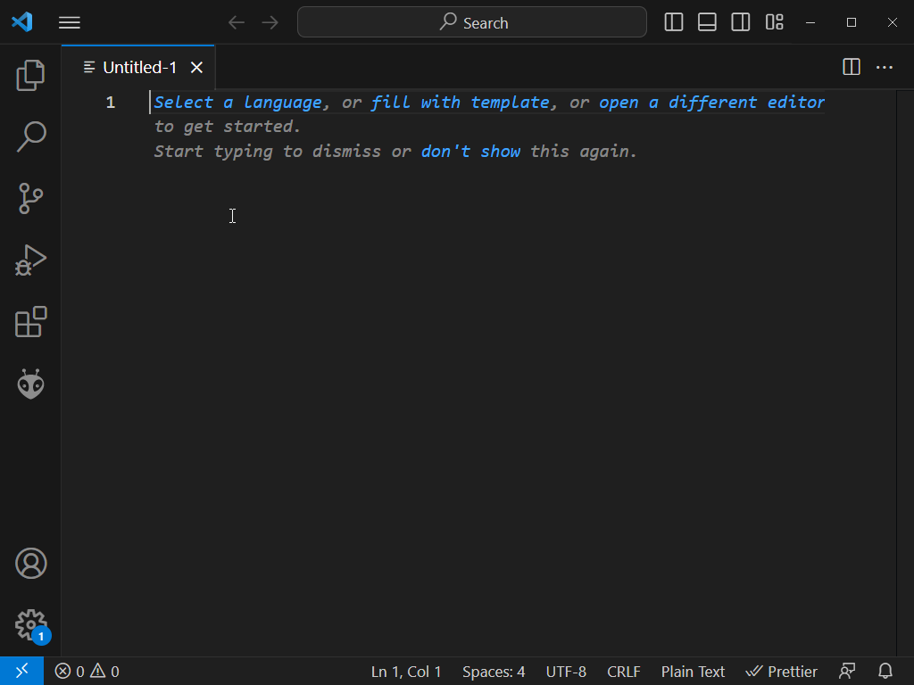 Create New File