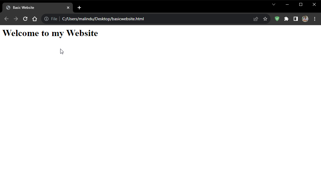 Chrome Output