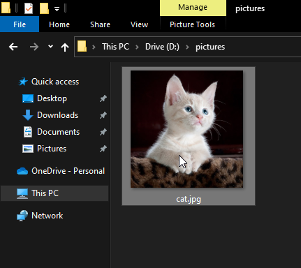 find an image on your computer